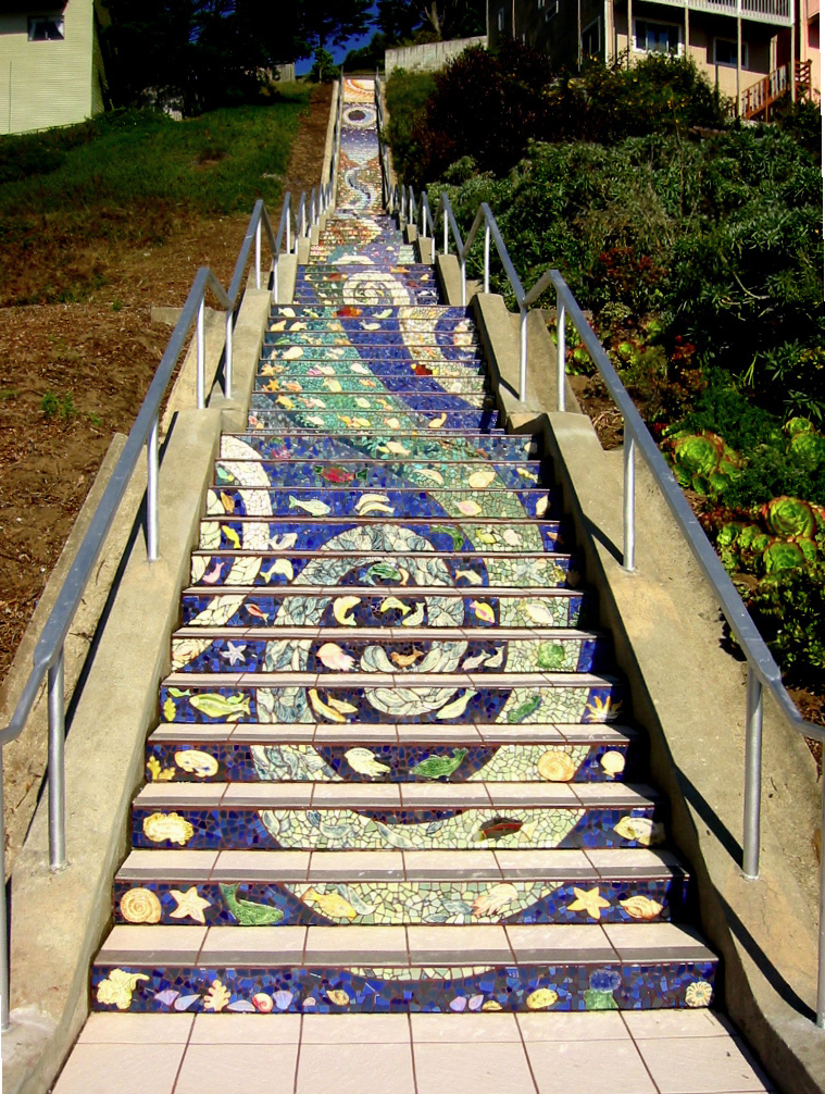 Tiled Steps
